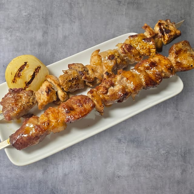 Chicken Shish Kebab Skewer.