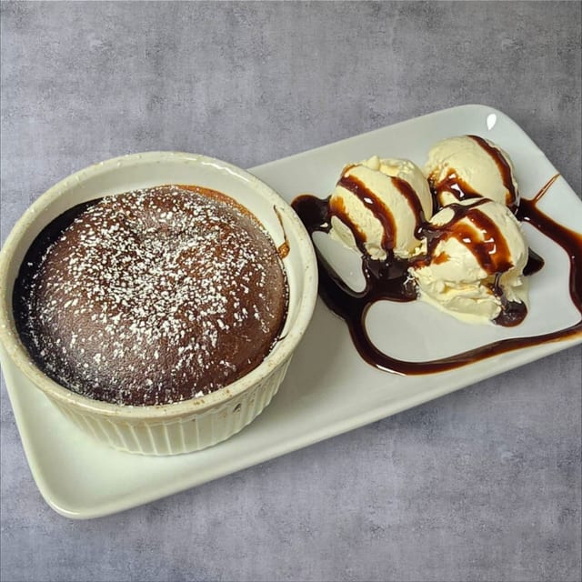Chocolate Souffle.